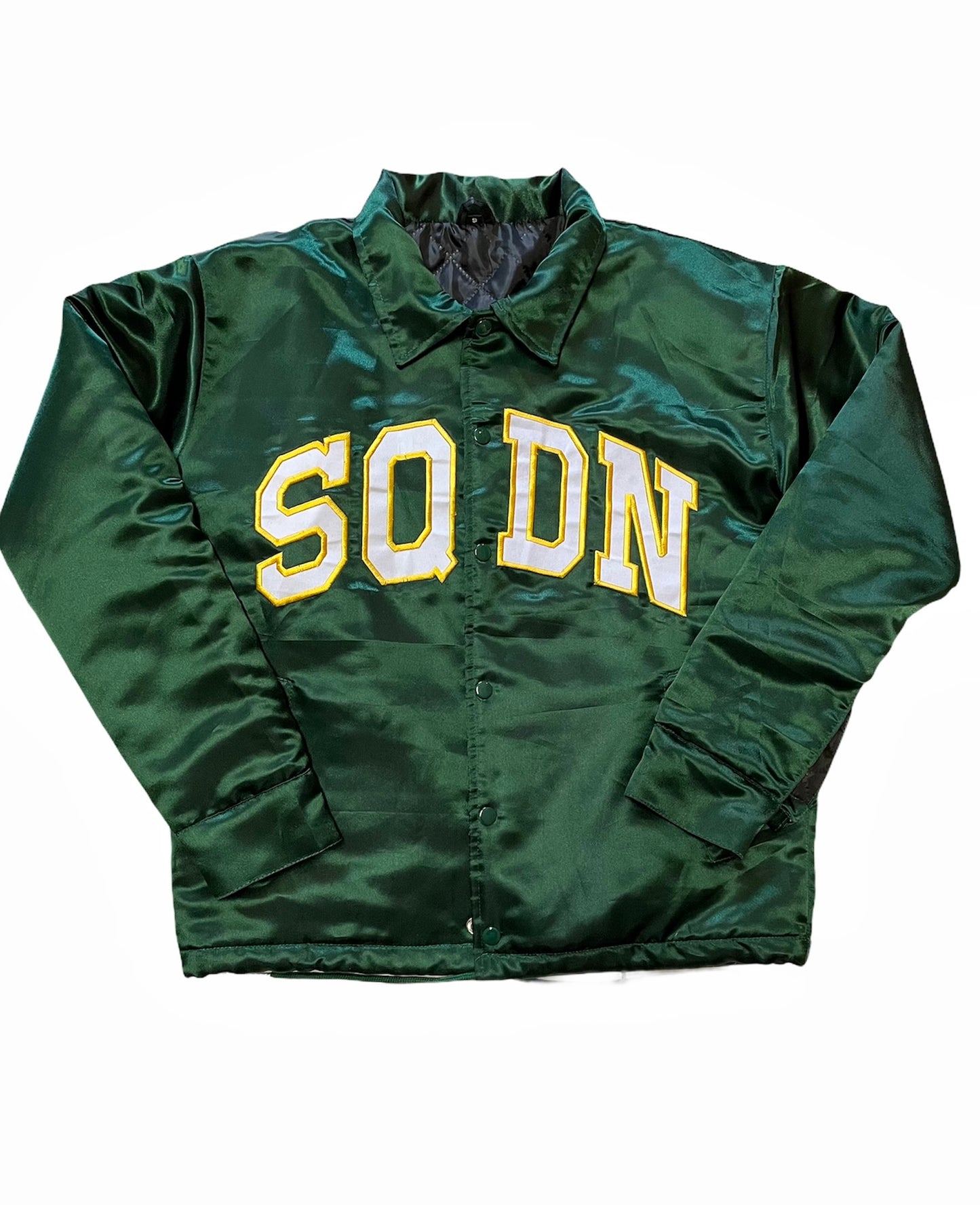 Green Satin Coach Jacket
