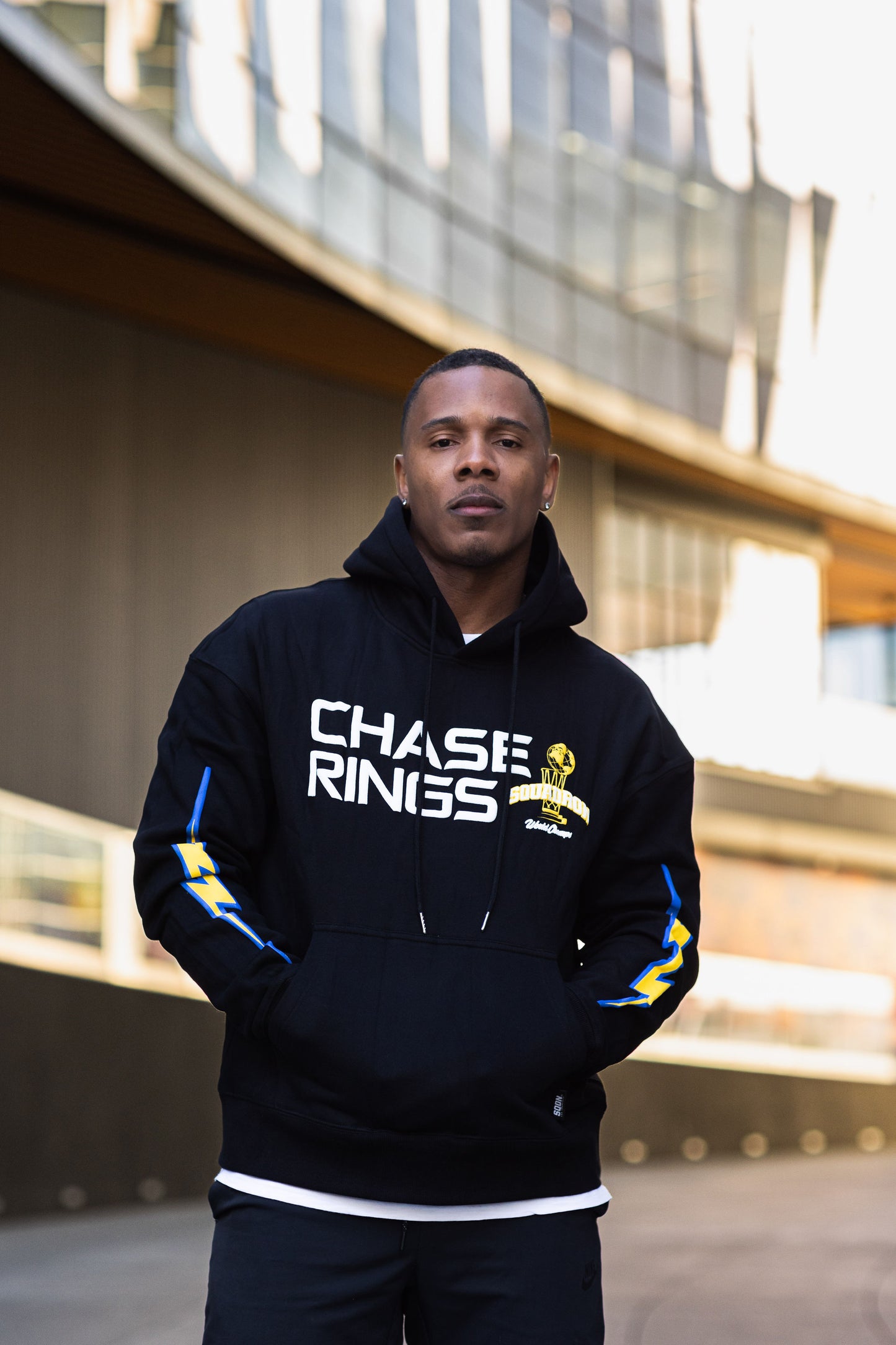 CHASE RINGS "BLACK" HOODIE