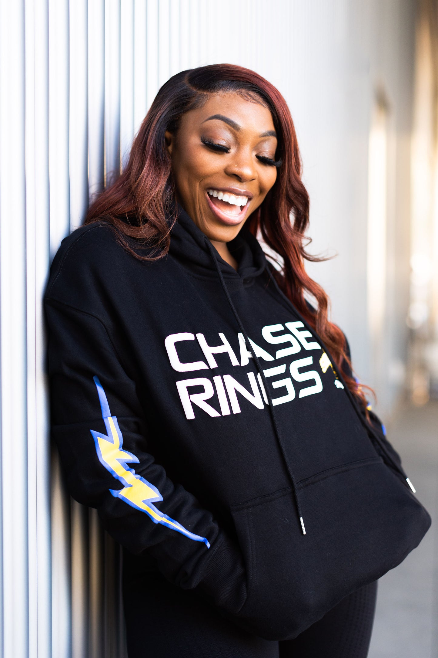 CHASE RINGS "BLACK" HOODIE