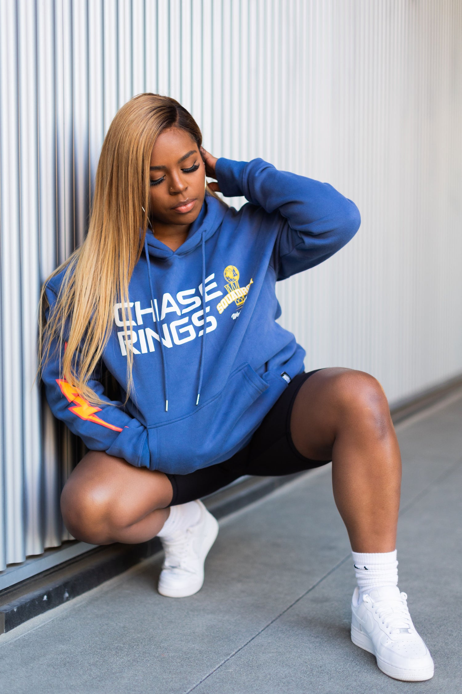 CHASE RINGS "NAVY BLUE" HOODIE