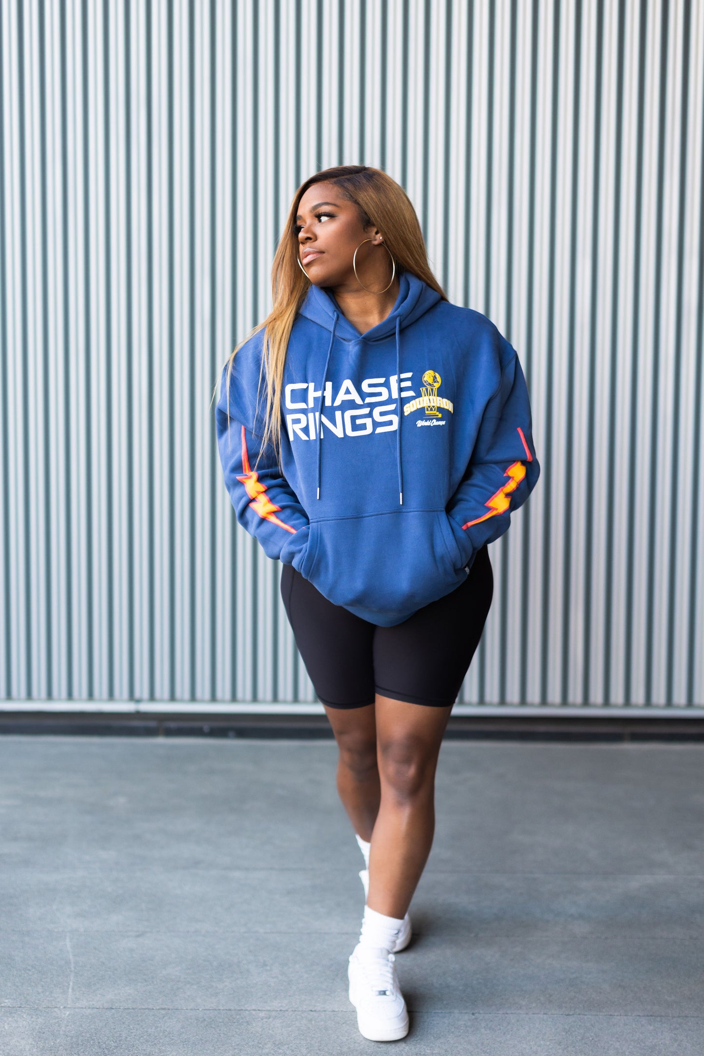 CHASE RINGS "NAVY BLUE" HOODIE