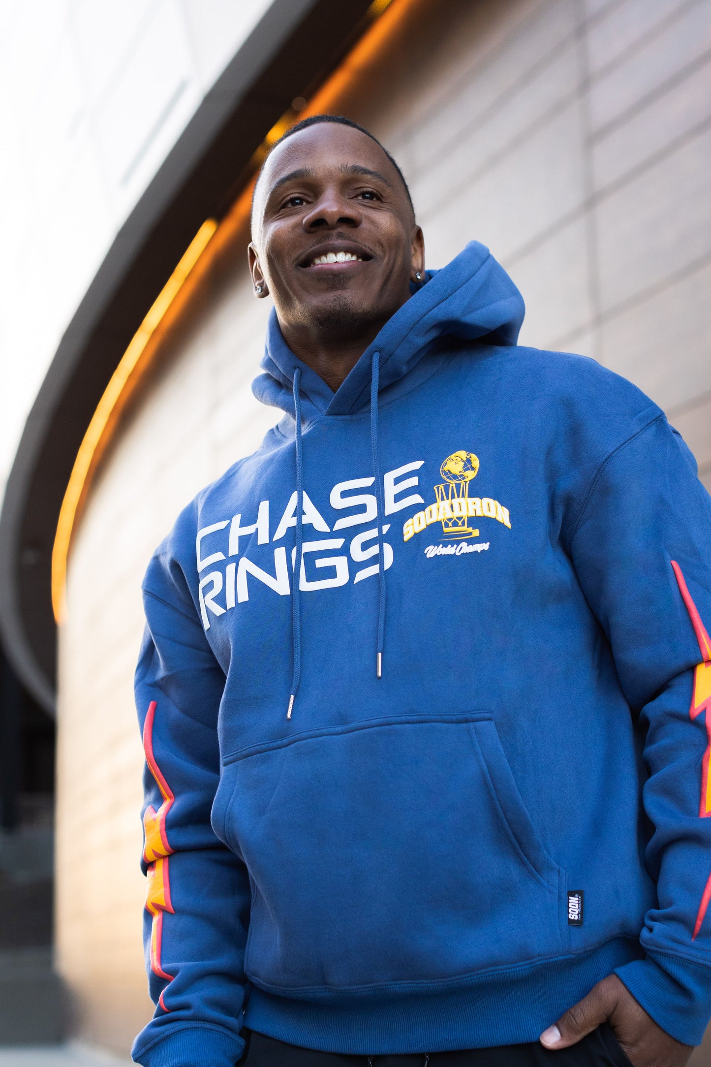 CHASE RINGS "NAVY BLUE" HOODIE