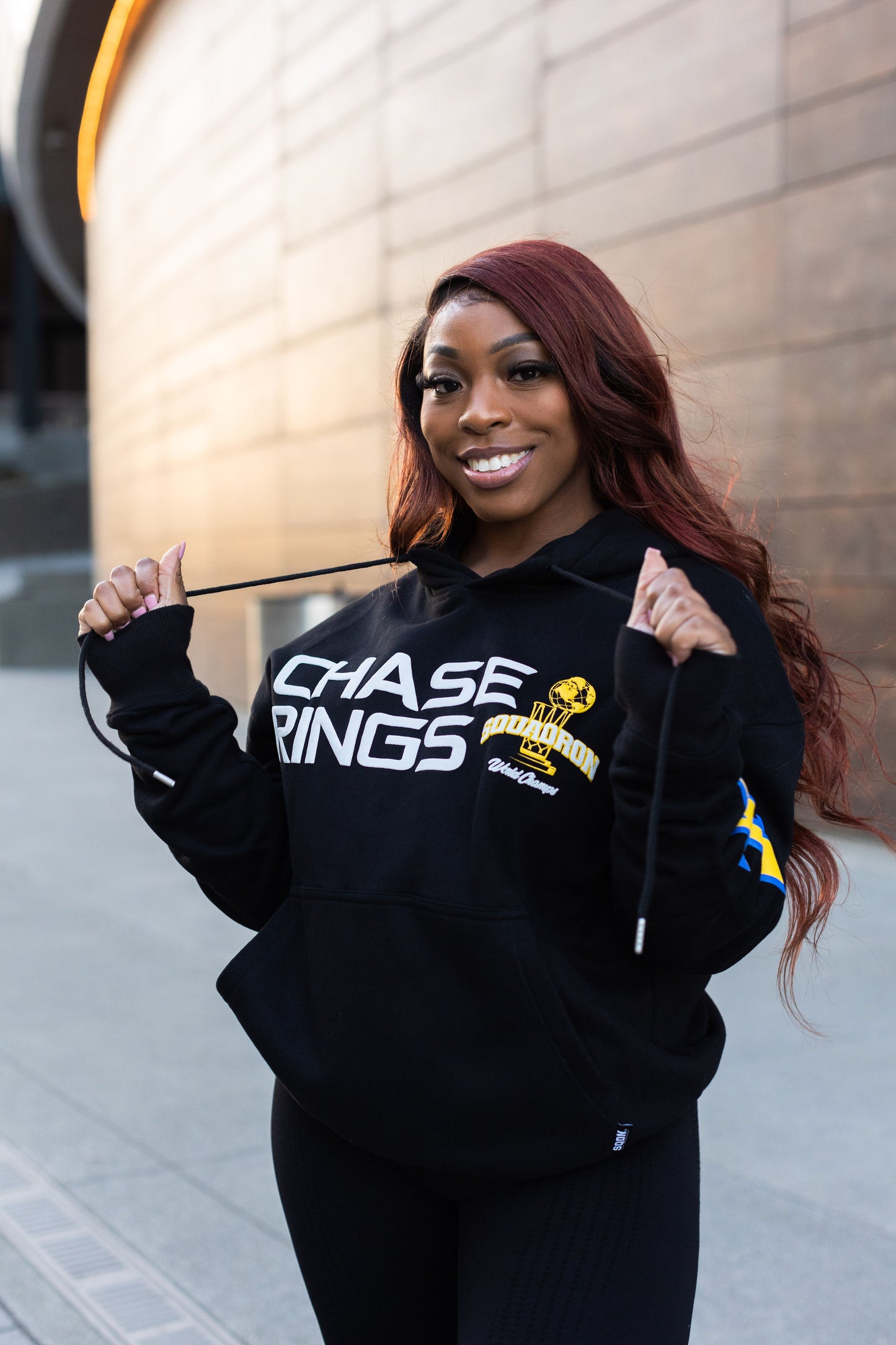 CHASE RINGS "BLACK" HOODIE