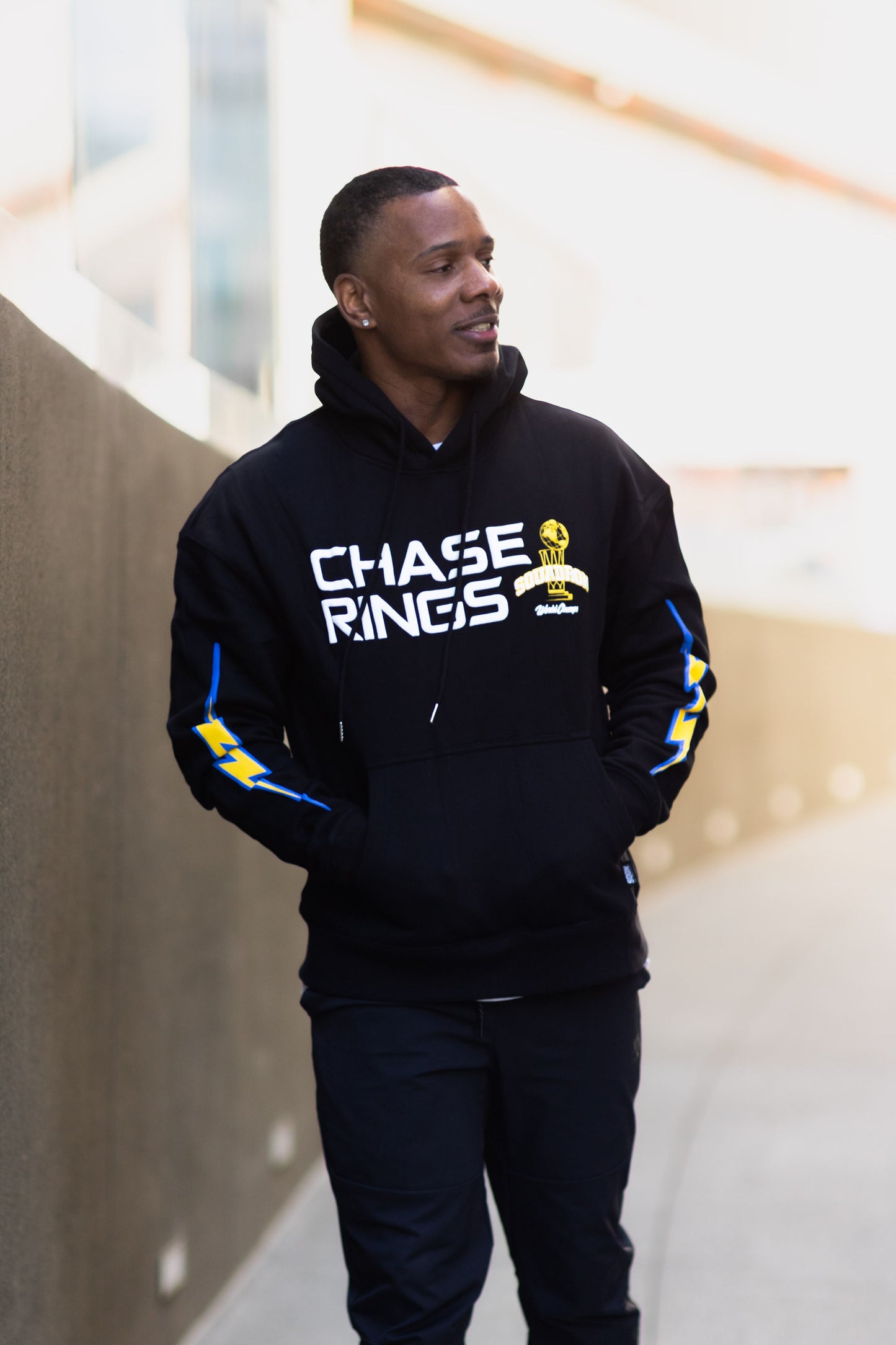 CHASE RINGS "BLACK" HOODIE