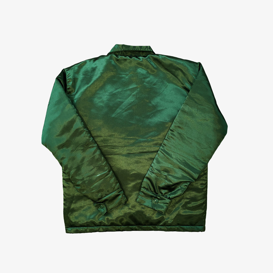 Green Satin Coach Jacket