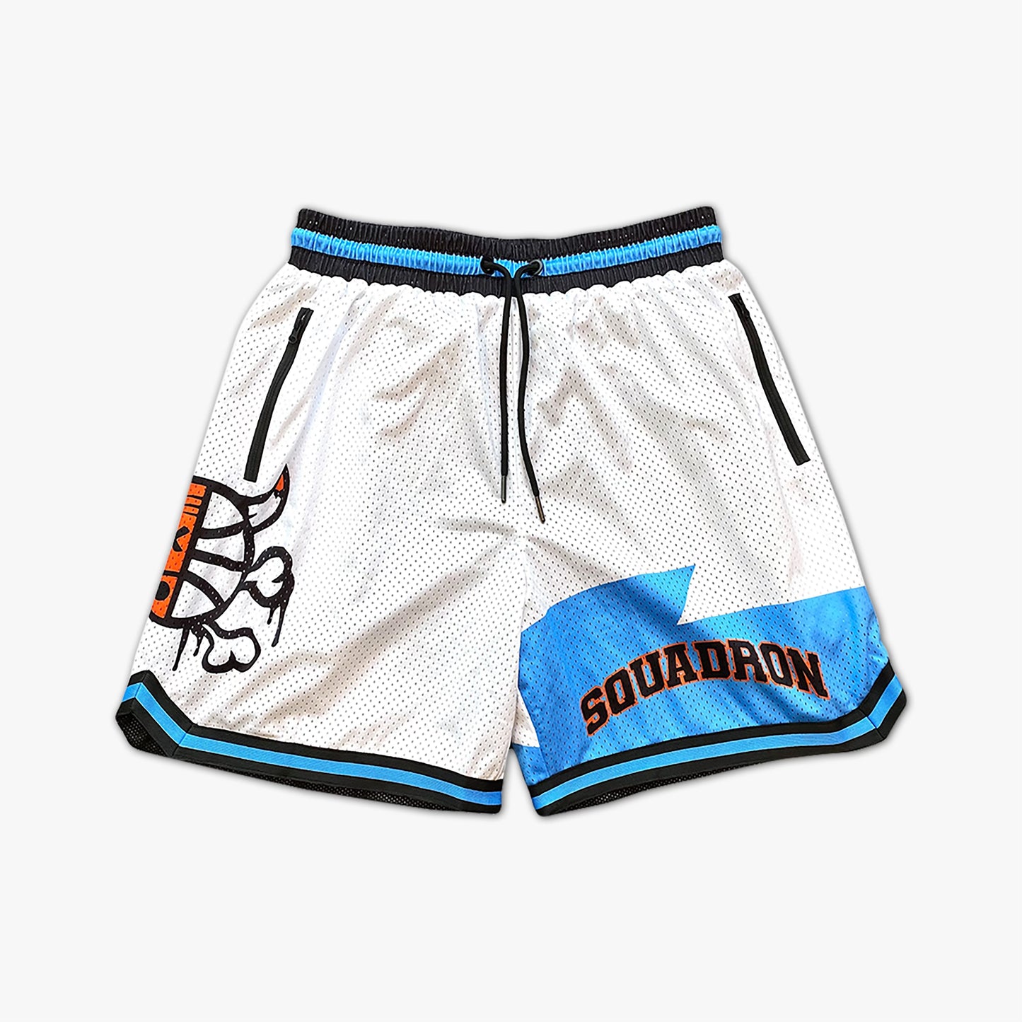 SQDN X BULLIES Shorts "WHITE"