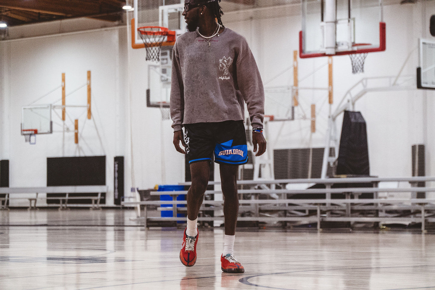SQDN X BULLIES Shorts "BLACK"