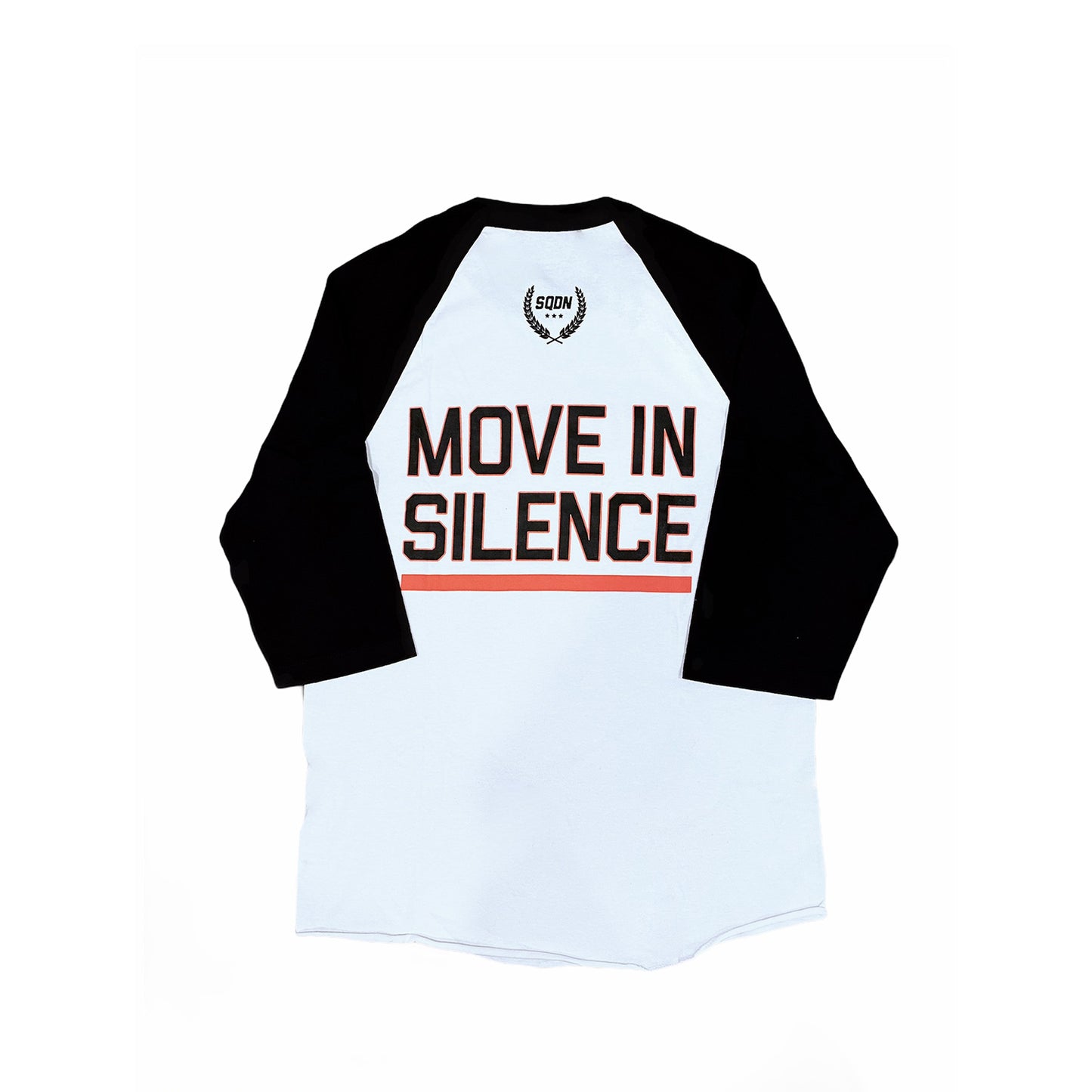 Move In Silence White Quarter-Sleeve